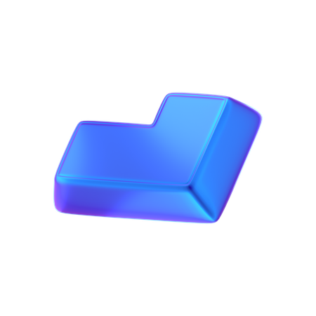 Forma abstracta de cubo  3D Icon