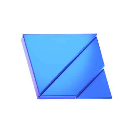 Forma abstracta de cubo  3D Icon