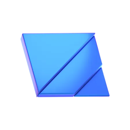 Forma abstracta de cubo  3D Icon