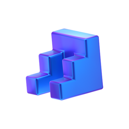 Forma abstracta de cubo  3D Icon