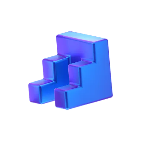 Forma abstracta de cubo  3D Icon