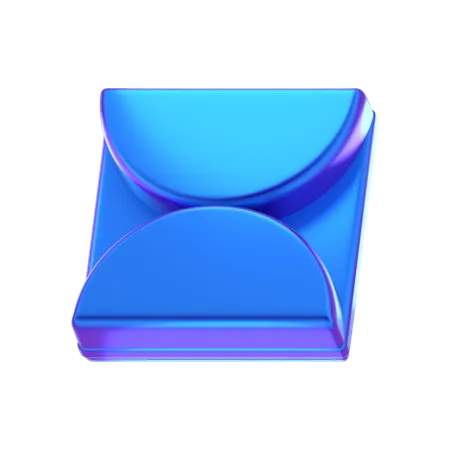 Forma abstracta de cubo  3D Icon