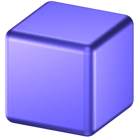 Forma abstracta de cubo  3D Icon