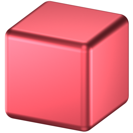 Forma abstracta de cubo  3D Icon