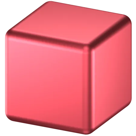 Forma abstracta de cubo  3D Icon