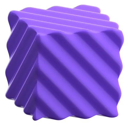 Formas abstractas del cubo  3D Icon