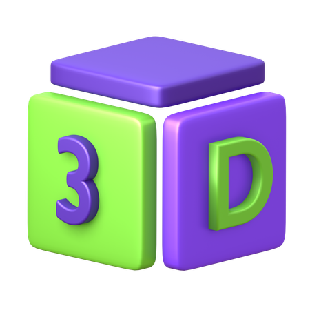 Cubo geométrico 3D  3D Icon