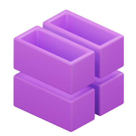 Cubo Geométrico  3D Icon