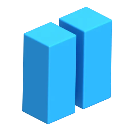 Cubo largo  3D Icon