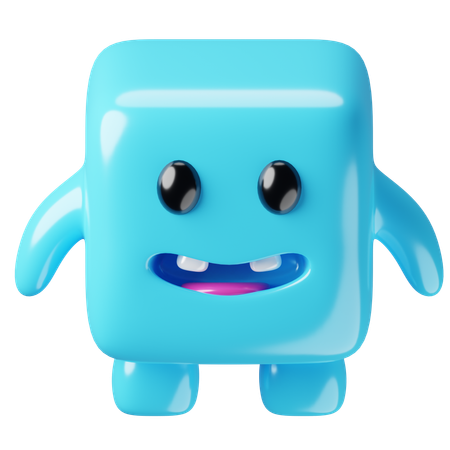 Cubo monstro  3D Icon