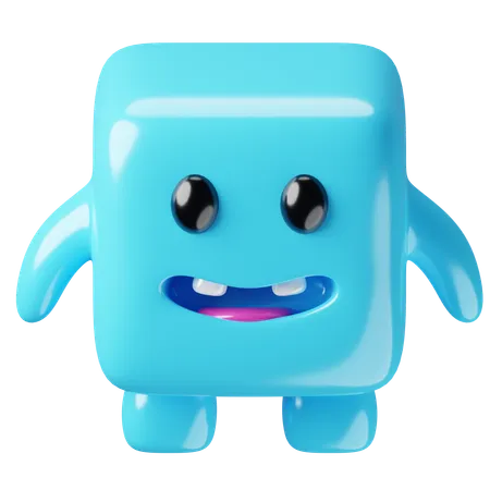 Cubo monstro  3D Icon