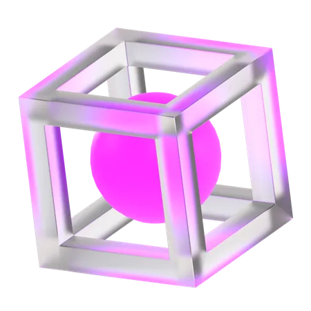 Cubo mórfico  3D Icon