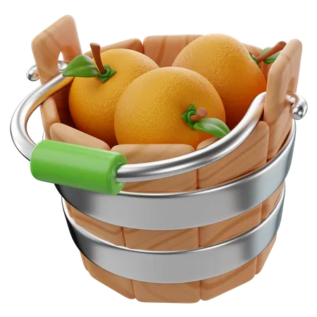 Cubo naranja  3D Icon