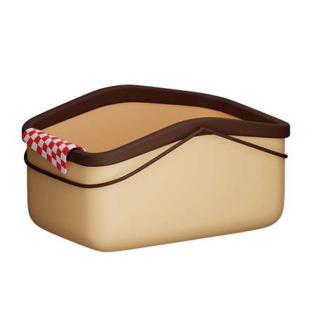 Cubo de picnic  3D Icon