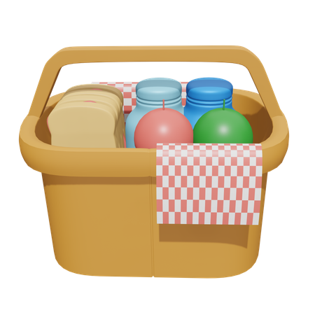 Cubo de picnic  3D Icon