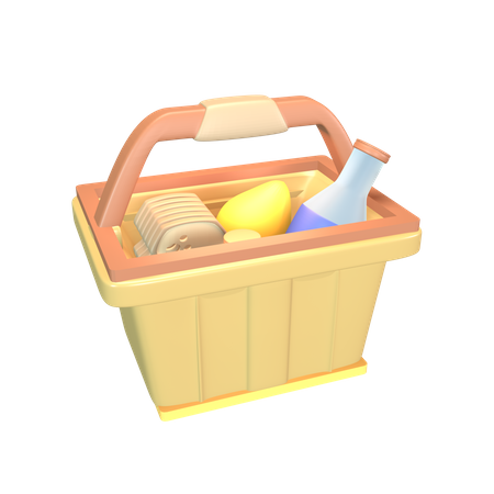 Cubo de picnic  3D Icon