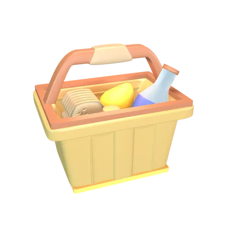 Cubo de picnic  3D Icon