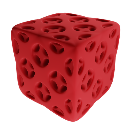 Cubo rojo  3D Icon