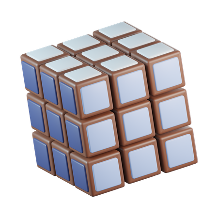 Cubo Rubik  3D Icon