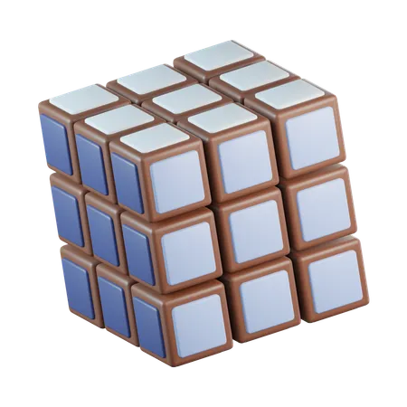 Cubo Rubik  3D Icon