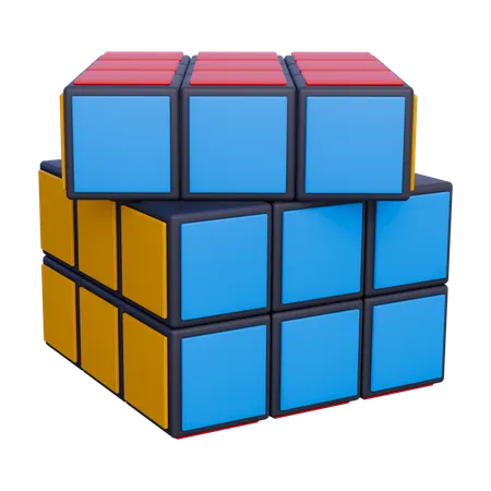 Cubo de Rubik  3D Icon