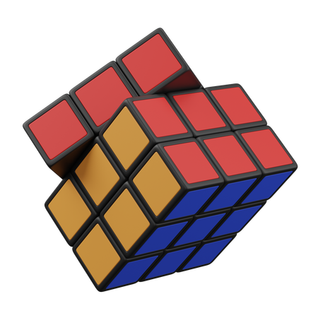 Cubo de Rubik  3D Icon