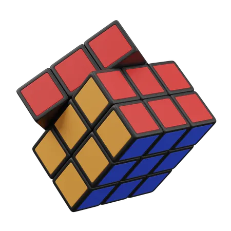 Cubo Rubik  3D Icon