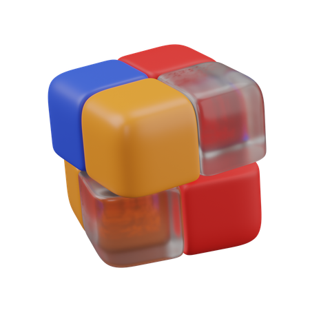 Cubo de Rubik  3D Icon