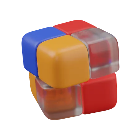 Cubo de Rubik  3D Icon