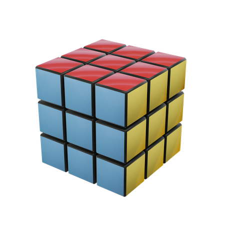 Cubo Rubik  3D Icon