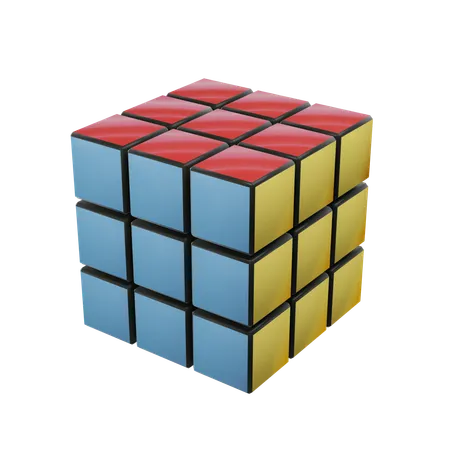 Cubo Rubik  3D Icon