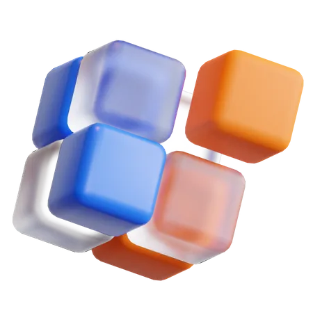 Cubo de Rubik  3D Illustration