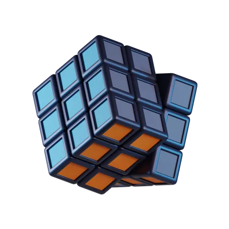 Cubo Rubik  3D Icon