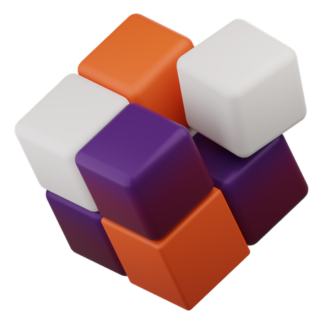 Cubo de Rubik  3D Icon