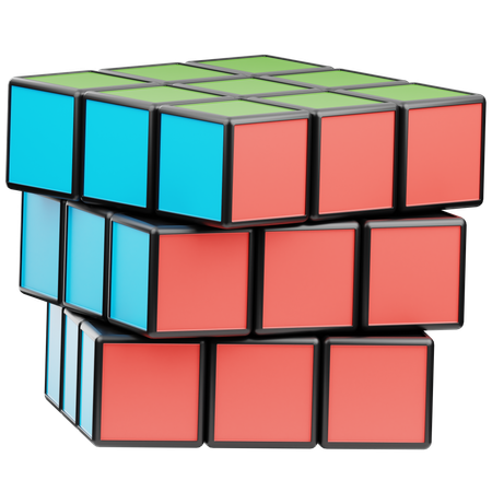 Cubo de rubik  3D Icon