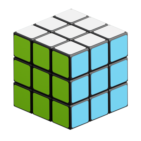 Cubo de rubik  3D Icon