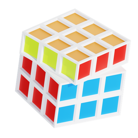 Cubo de Rubik  3D Icon