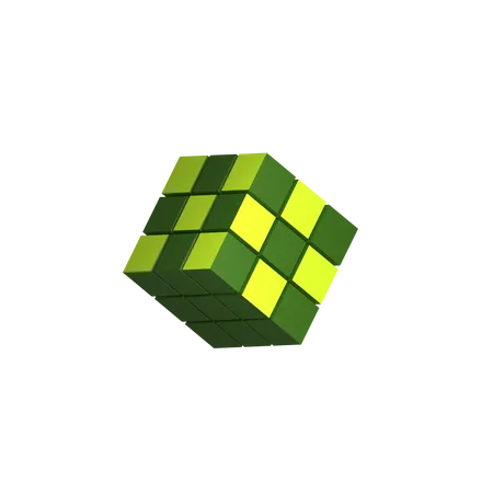 Cubo de rubik  3D Icon