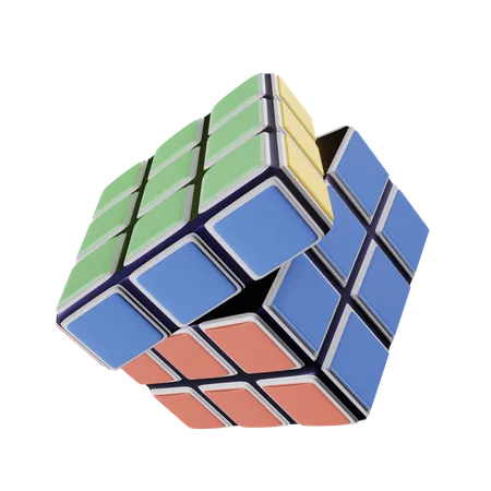 Cubo de rubik  3D Icon