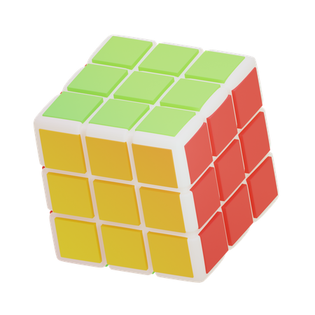 Cubo de Rubik  3D Icon