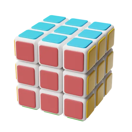 Cubo de rubrick  3D Icon
