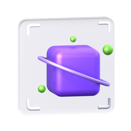 Varredura de cubo  3D Icon