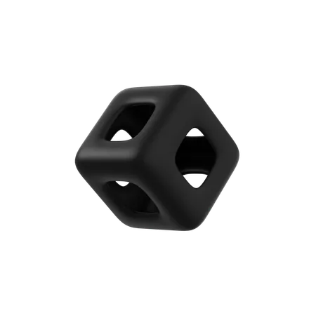 Cubo vazio  3D Icon