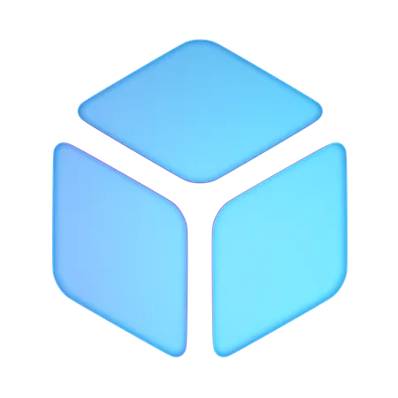Cubo virtual  3D Icon