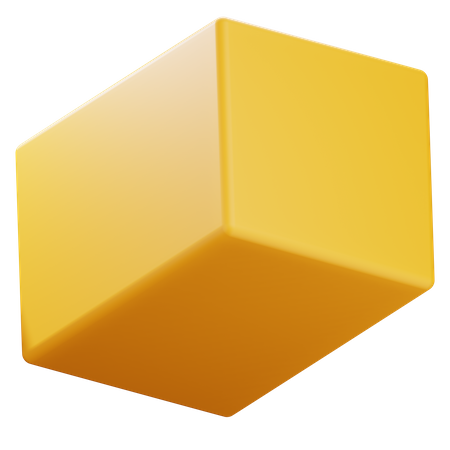 Cuboid Shape  3D Icon