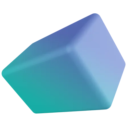 Cubóide  3D Icon
