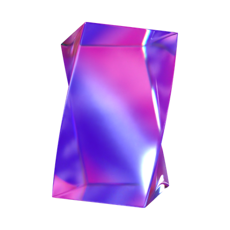 Cubóide torcido  3D Icon