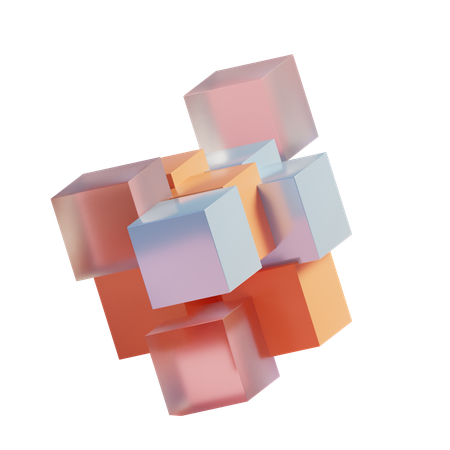 Cubos  3D Icon
