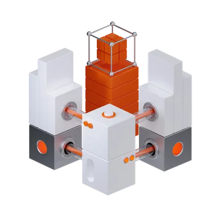 Cubos  3D Icon