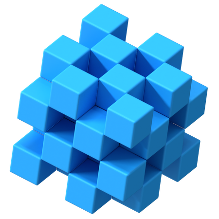 Cubos  3D Icon